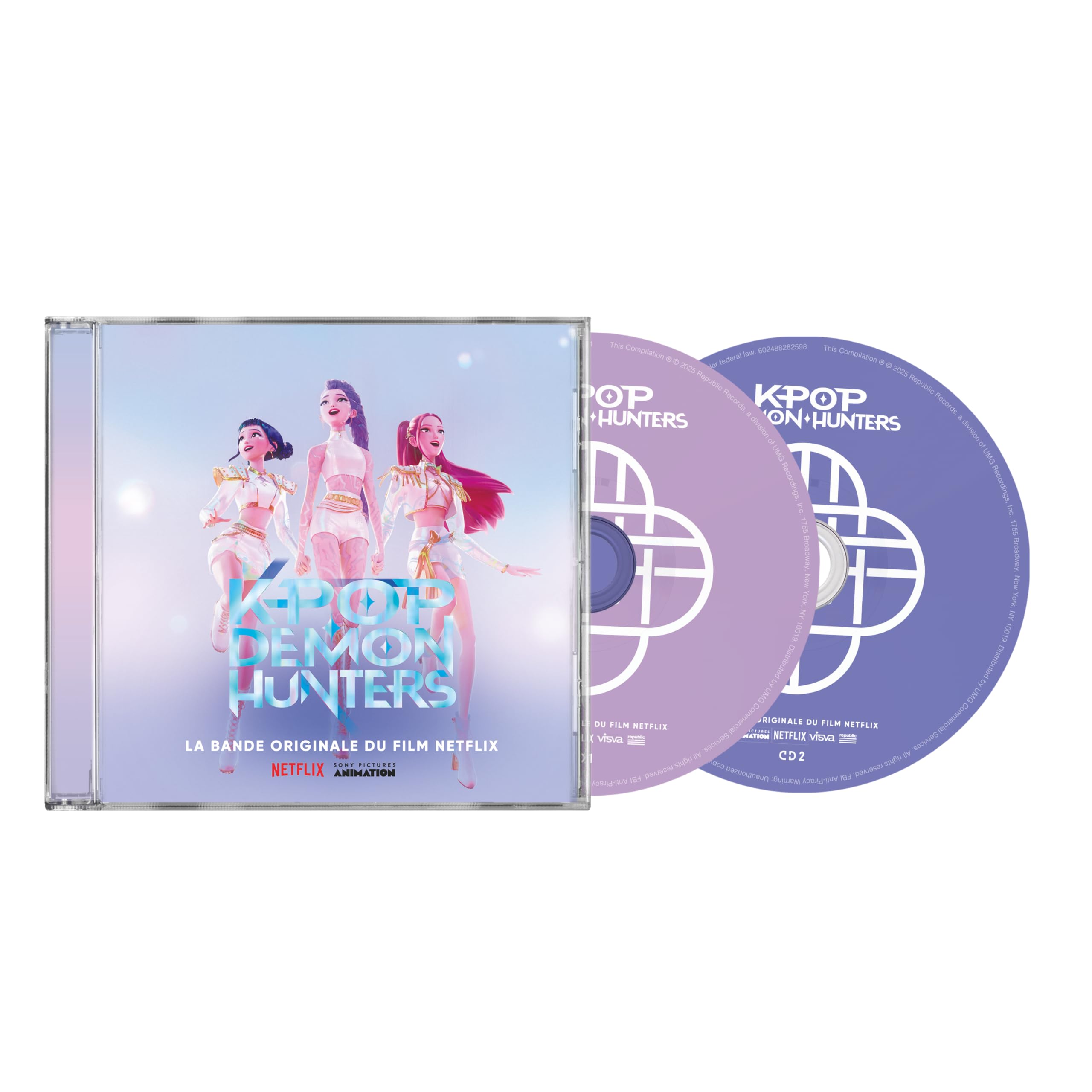 Kpop Démon Hunters Version 2CD inclus 2 titres français