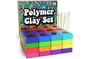 Oven Bake Polymer Clay Set 48 Colors