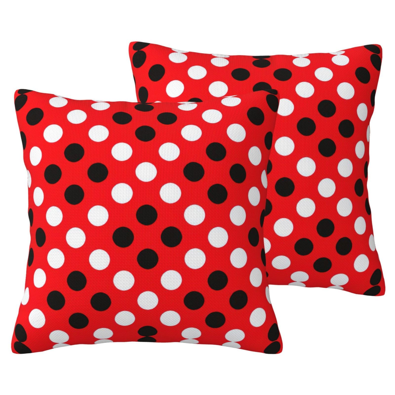 Housses de coussin d'automne à pois pour protéger et embellir votre canapé