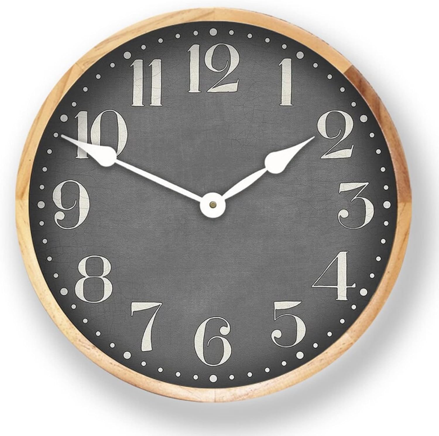 The Big Clock Store Gray Clocks Ultra Quiet Quartz