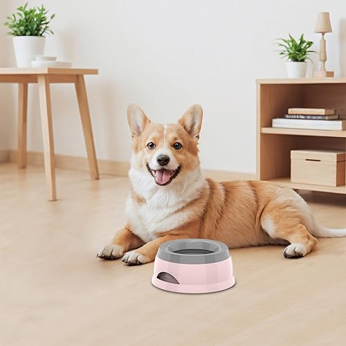 Miniatura 6 de Tazón de agua para perros de bebida lenta de 25 onzas, cuenco portátil para gatos a prueba de derrames, sin salpicaduras, sin ensuciar, base