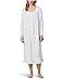 Eileen West Cotton Peached Jersey 48" Long Long Sleeve Nightgown - Main View