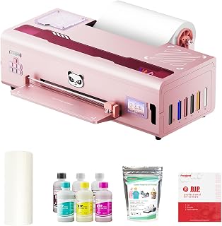 Procolored K13 Lite Impresora DTF A3 para Camisetas y Ropa, 33cm Impresora Textil con Tinta Blanca y protección infrarroja del Cabezal, máquina DIY de diseño Textil (Rosa)