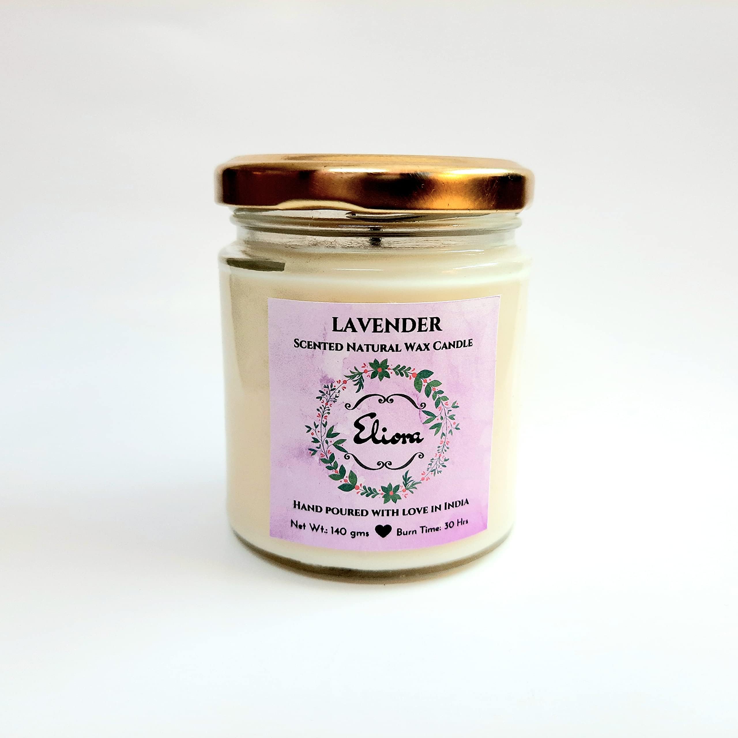 Eliora Lavender Scented Candle (Standard, Blue)