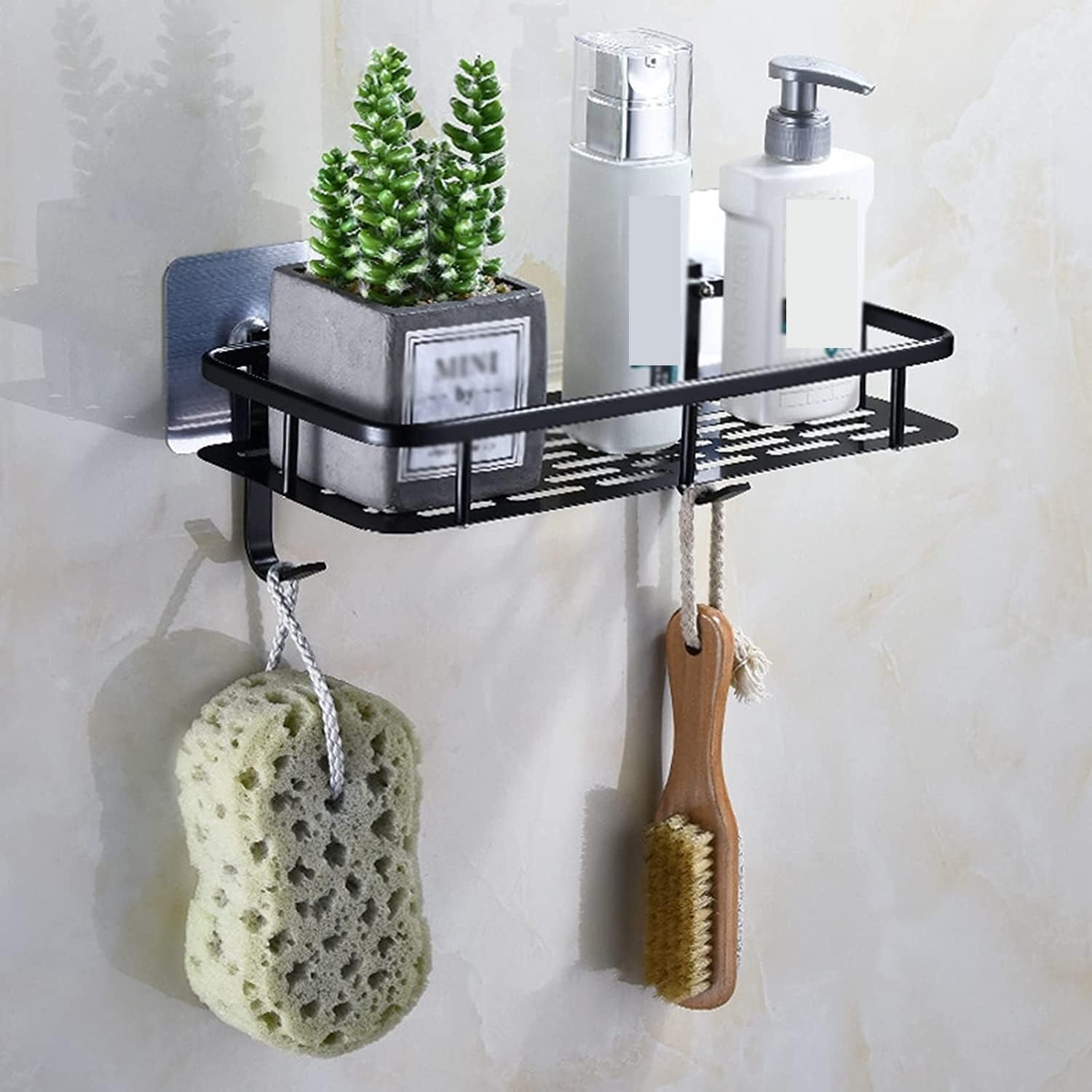 Estante de baño Carrito de ducha Estantes de ducha Estante de carrito de baño Estante de ducha Espacio Organizador de ducha de aluminio Almacenamiento sin perforación Estante de ducha Organi