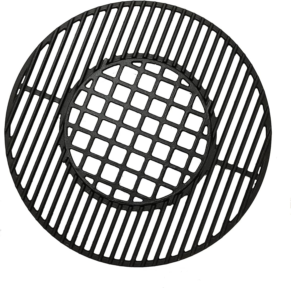 Photo 1 of  C883E Cast Iron Cooking Grid Grates Replacement for Weber 22.5 inches One-Touch Silver, Bar-B-Kettle, Master-Touch and One-Touch 