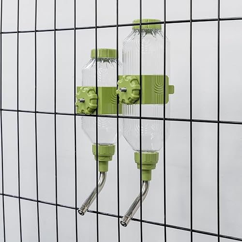 Miniatura 6 de Botella de agua para mascotas L17, 17 onzas Dispensador de agua colgante para perros, perrera, bebedor, alimentador de hervidor, alimentador