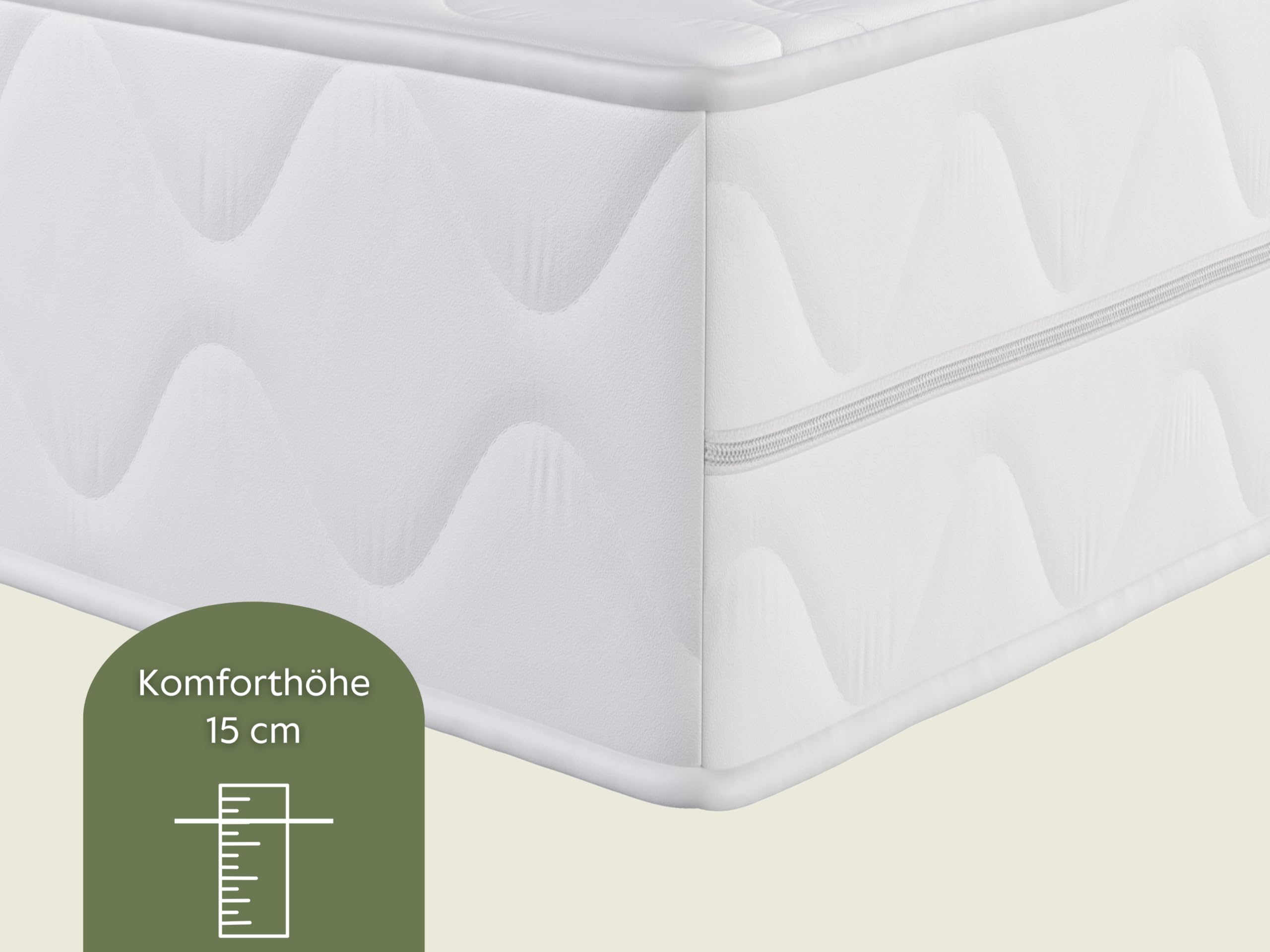 Badenia Trendline BT 100 2 in 1 Duo orthopädische 7-Zonen Komfortmatratze – Bild 3