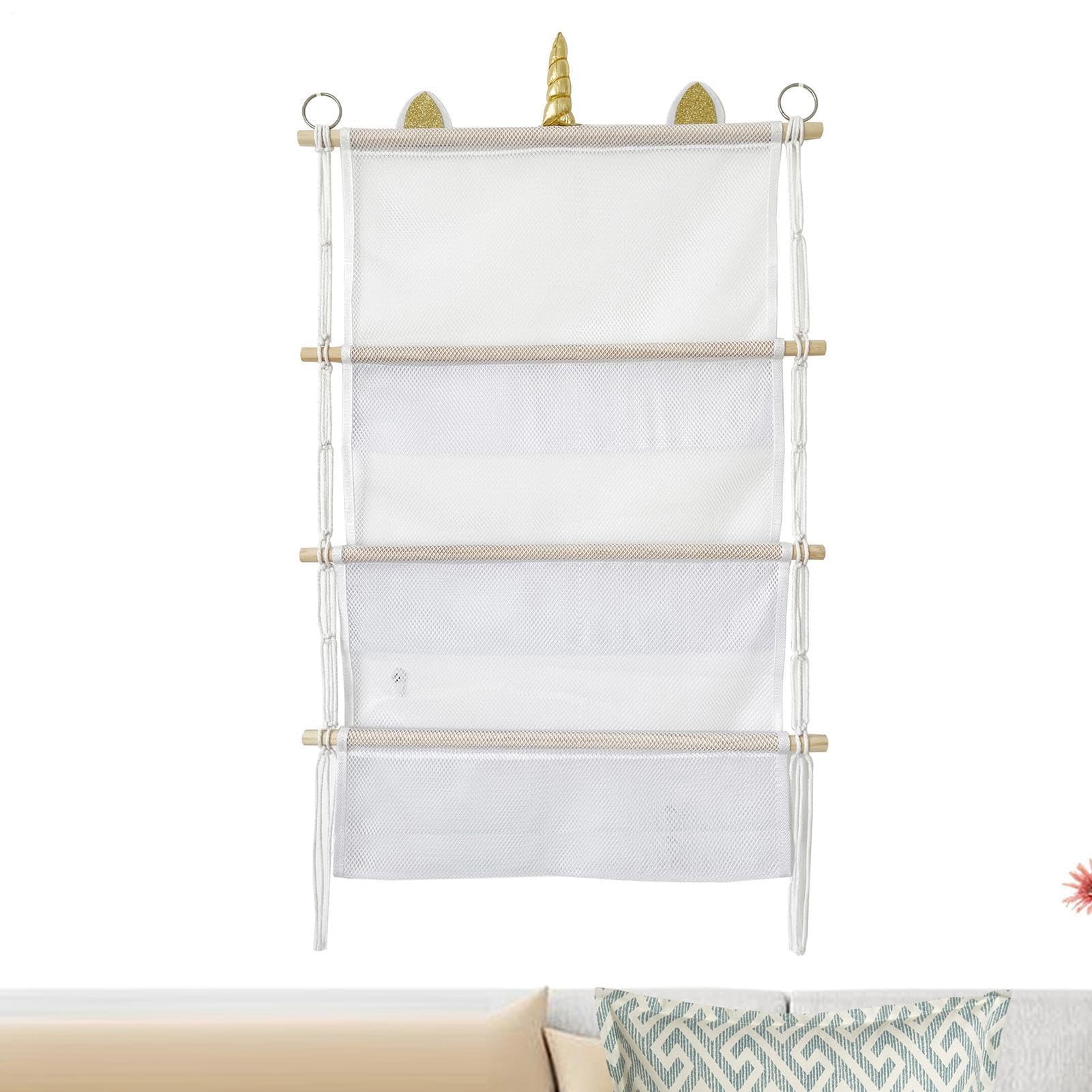 Fabric Toy Storage Net, Kids' Room Toy Organization Solution, Decorative Toy Holder