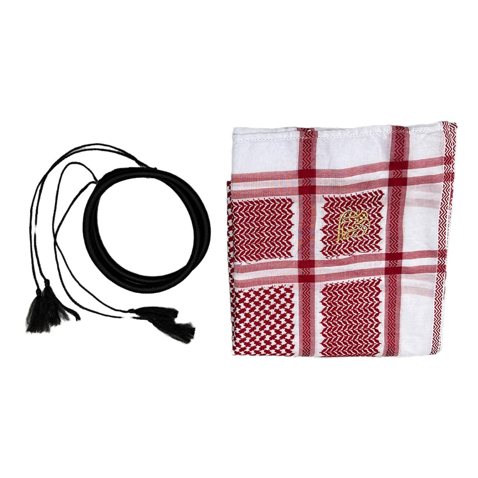 Écharpe Keffiyeh Jacquard Tête Shemagh de Qualité Supérieure - 8