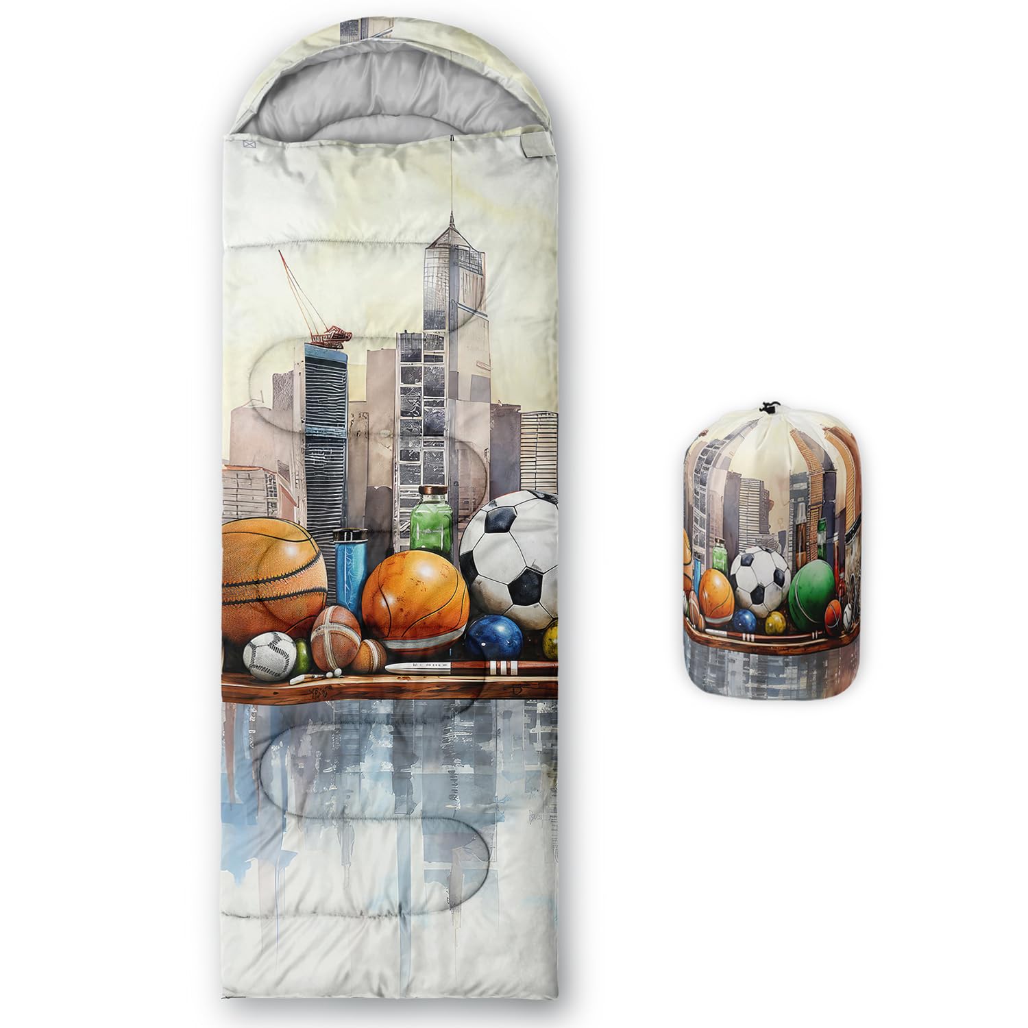 Sleeping Bags for Adults and Kids Backpacking Camping Sleeping Bags for Girls and Boys Lightweight Waterproof Cold/Warm 3-Season