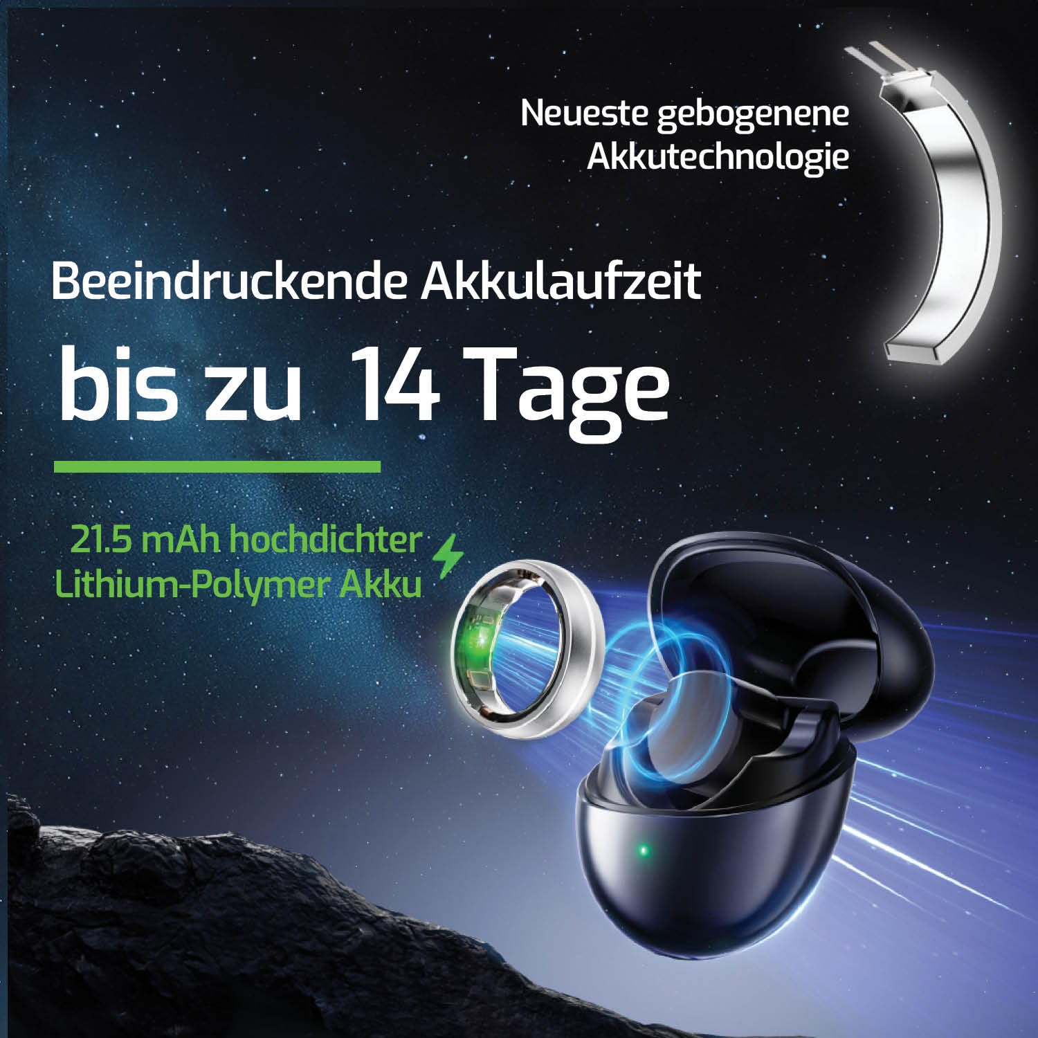 N2 Smart Health Ring Rosa Opaco Argento Opaco Nero Opaco
