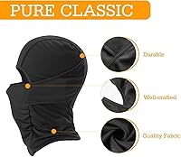 Vista 5 de AstroAI Pasamontañas de protección solar y UV y máscara de esquí a prueba de viento