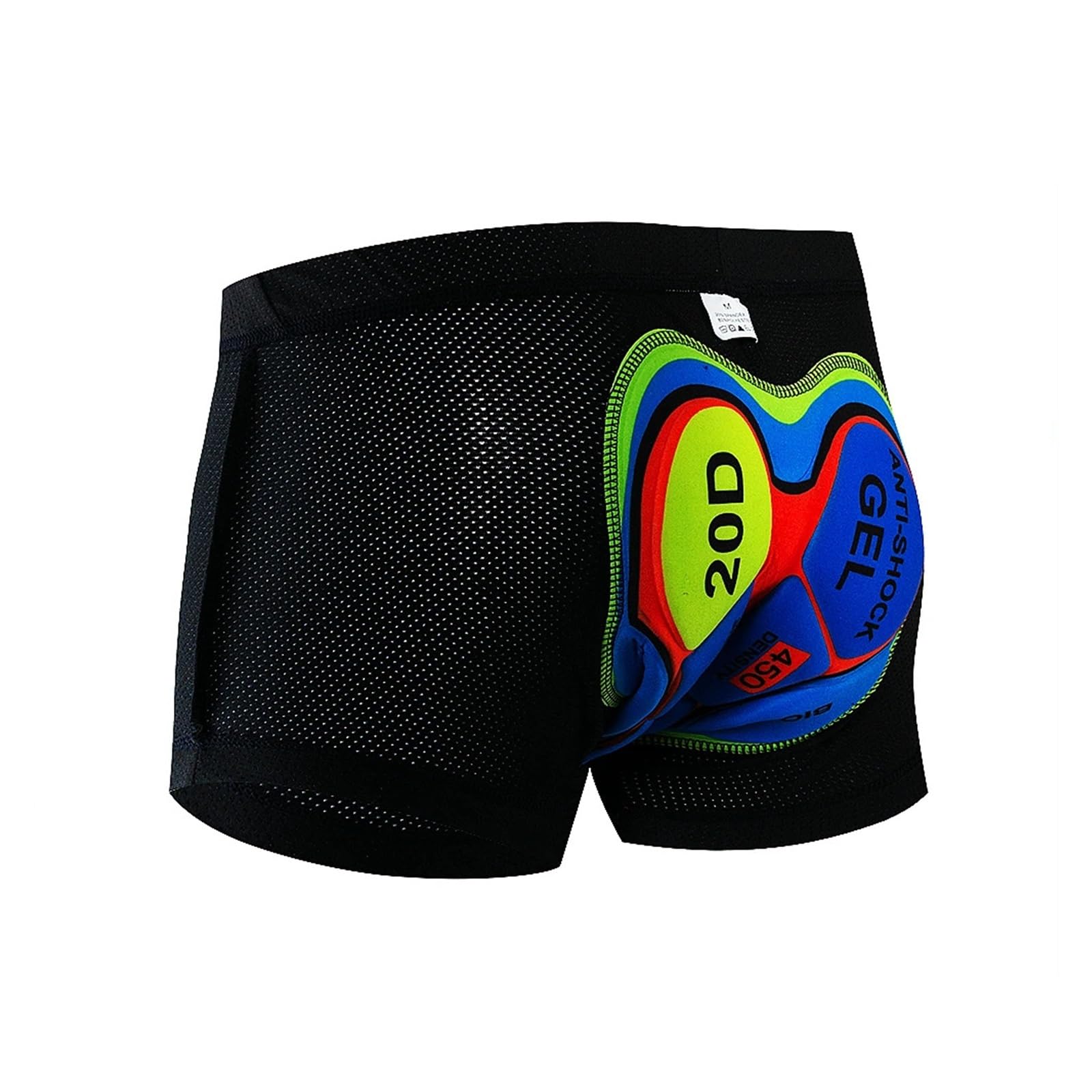 Fualrny Intimo da Ciclismo Pantaloncini Montagna Bicicletta Equitazione Sportivo Collant a Compressione Imbottiti 19D