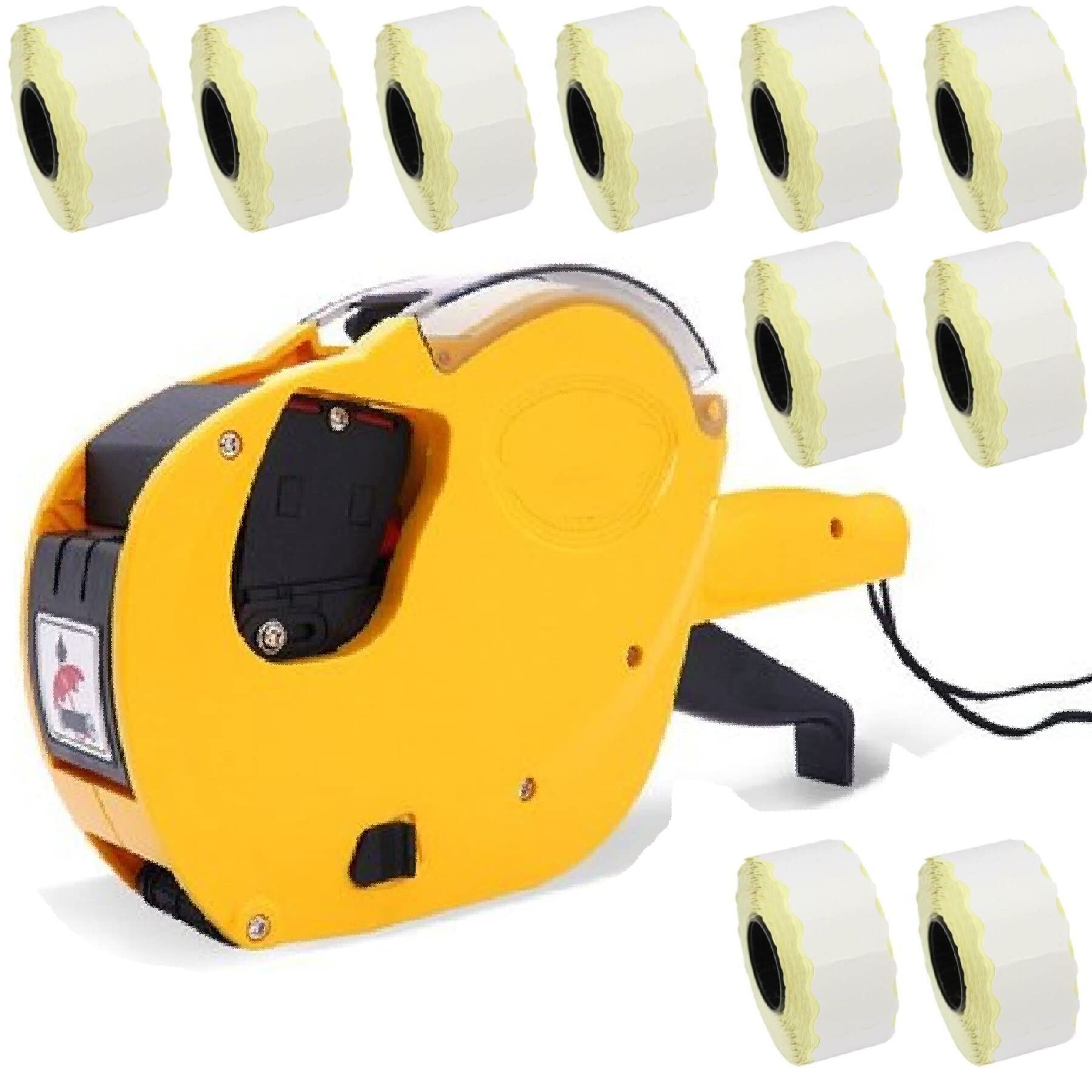 Price Gun Labels 26x12mm CT4 and Price Gun Lynx,MX-2612 (Yellow MX-2612 + Free 10000 LABLES)