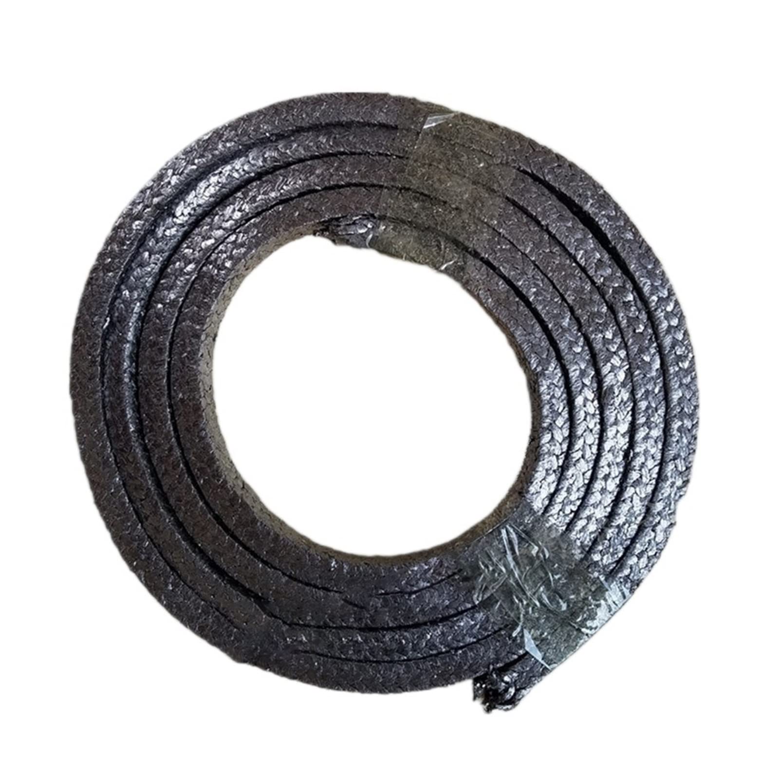 Baderna In Grafite Flessibile - 5m X 6mm, Per Alte Temperature E Pressioni, Valvole E Pompe Industriali - Foto 5