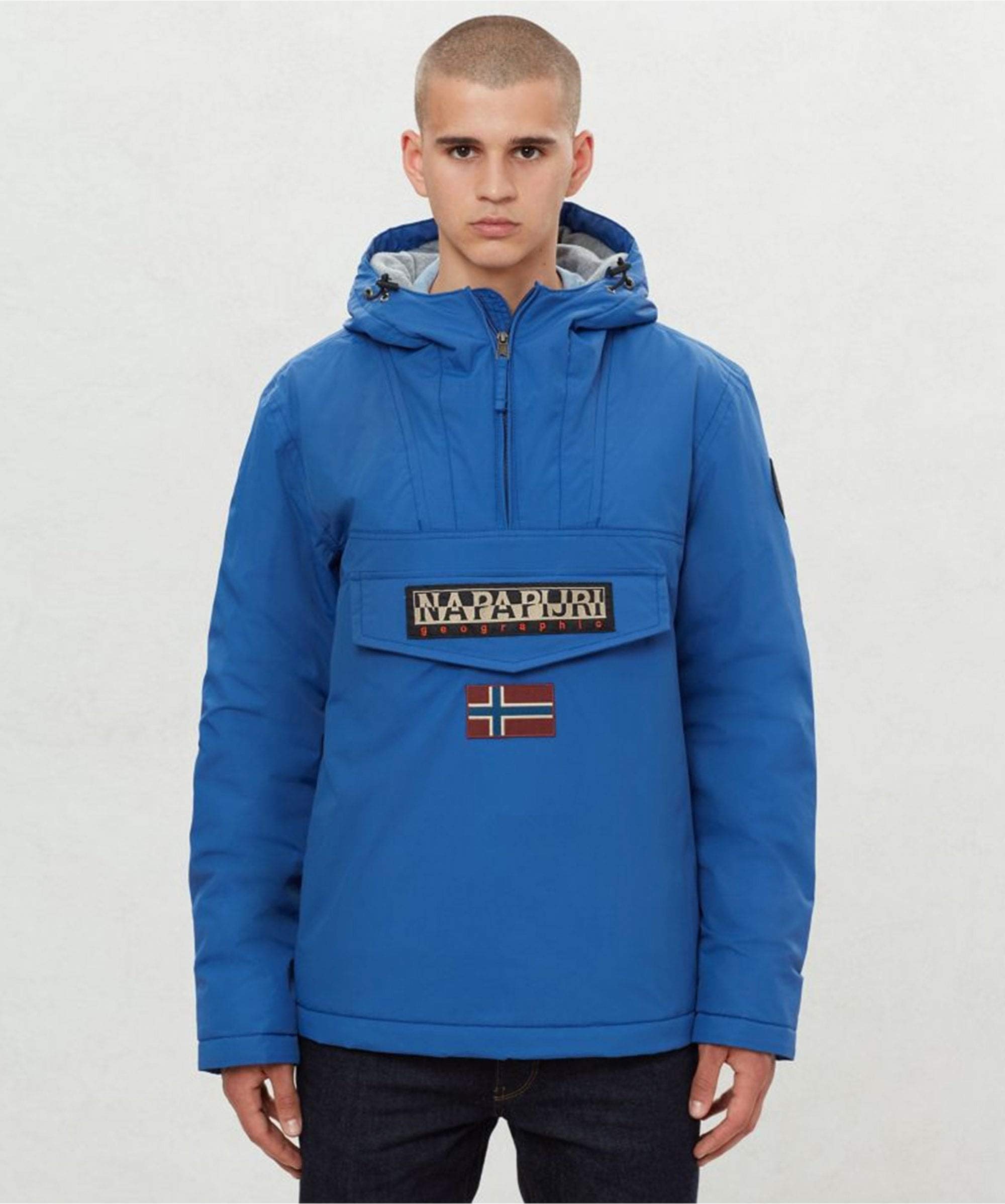 Napapijri Rainforest Winter - Giacca con cappuccio, 100 % Poliammide, Tasca a marsupio, Uomo