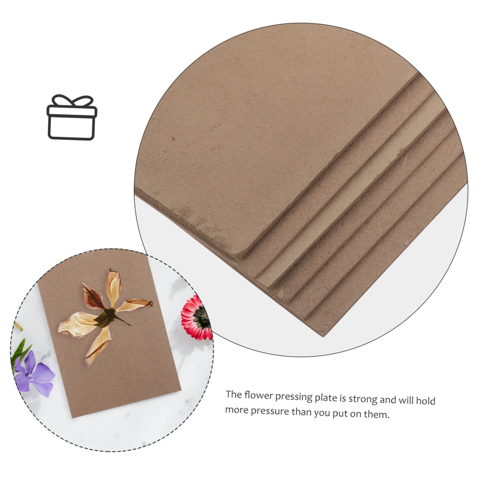 jojofuny Flower Press Kit for Adults Large Flower Press Embossed Absorbent Board Blotting Paper