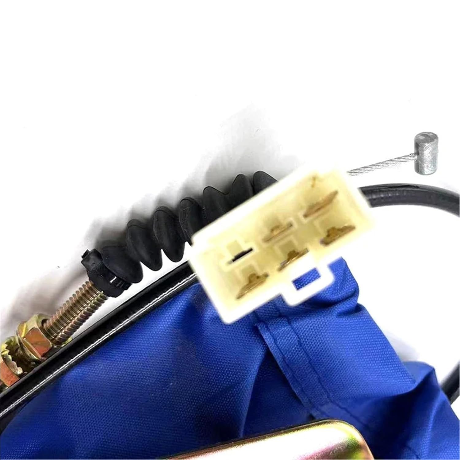 24V Diesel Engine Flameout Controller 1-81900227-0 for 4BD1 6BD1 4BG1 6BG1 Engine Stop Solenoid Motor Case Excavator CX230(Black Plug 1.05m)