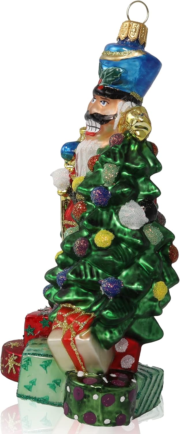 Limited Edition Kurt Adler Christmas Ornaments - Nutcracker, Hand Blown Glass, Made in Poland