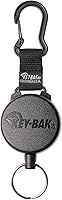 Vista 5 de KEY-BAK SECURIT - Llavero retráctil resistente con un cable de Kevlar retráctil que asegura llaves,