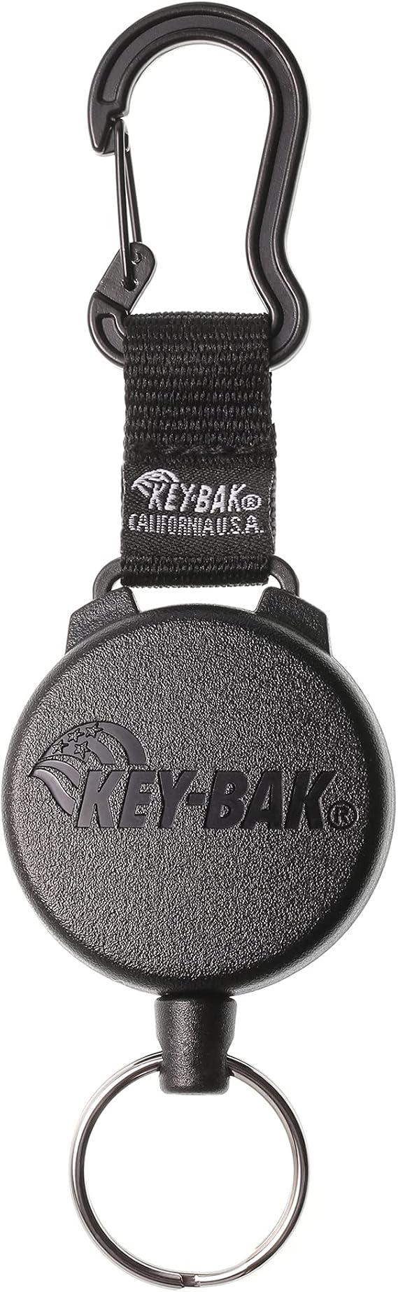 KEY-BAK SECURIT Heavy Duty Retractable Key Holder with a Retractable Kevlar Cord Secures Keys, Gear