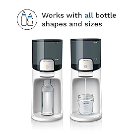 Baby Brezza Instant Baby Bottle Warmer - Fast Water Warmer Instantly Dispenses 24/7 in 3 Temperatures, White