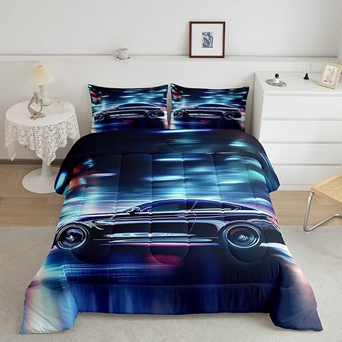 Miniatura 7 de Juego de edredón de mármol negro, edredón de plumón de mármol metálico dorado para niños, adolescentes y adultos, juego de ropa de cama con textura