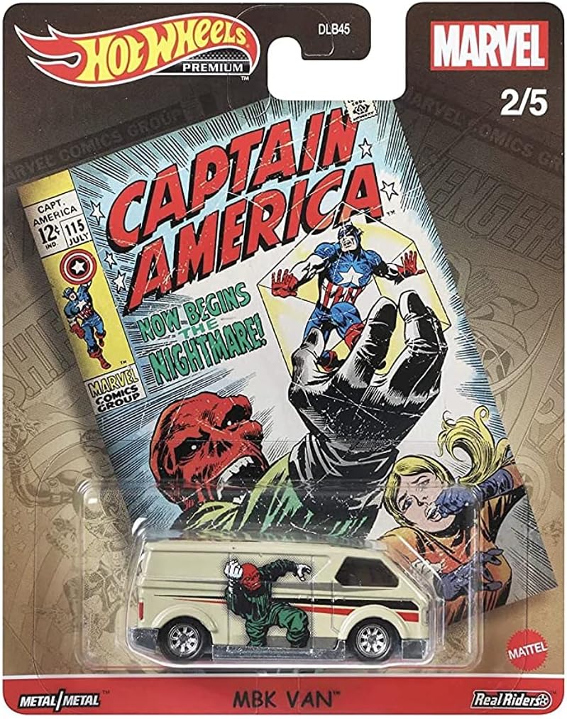 Hot Wheels MBK Van, [tan] Captain America 2/5