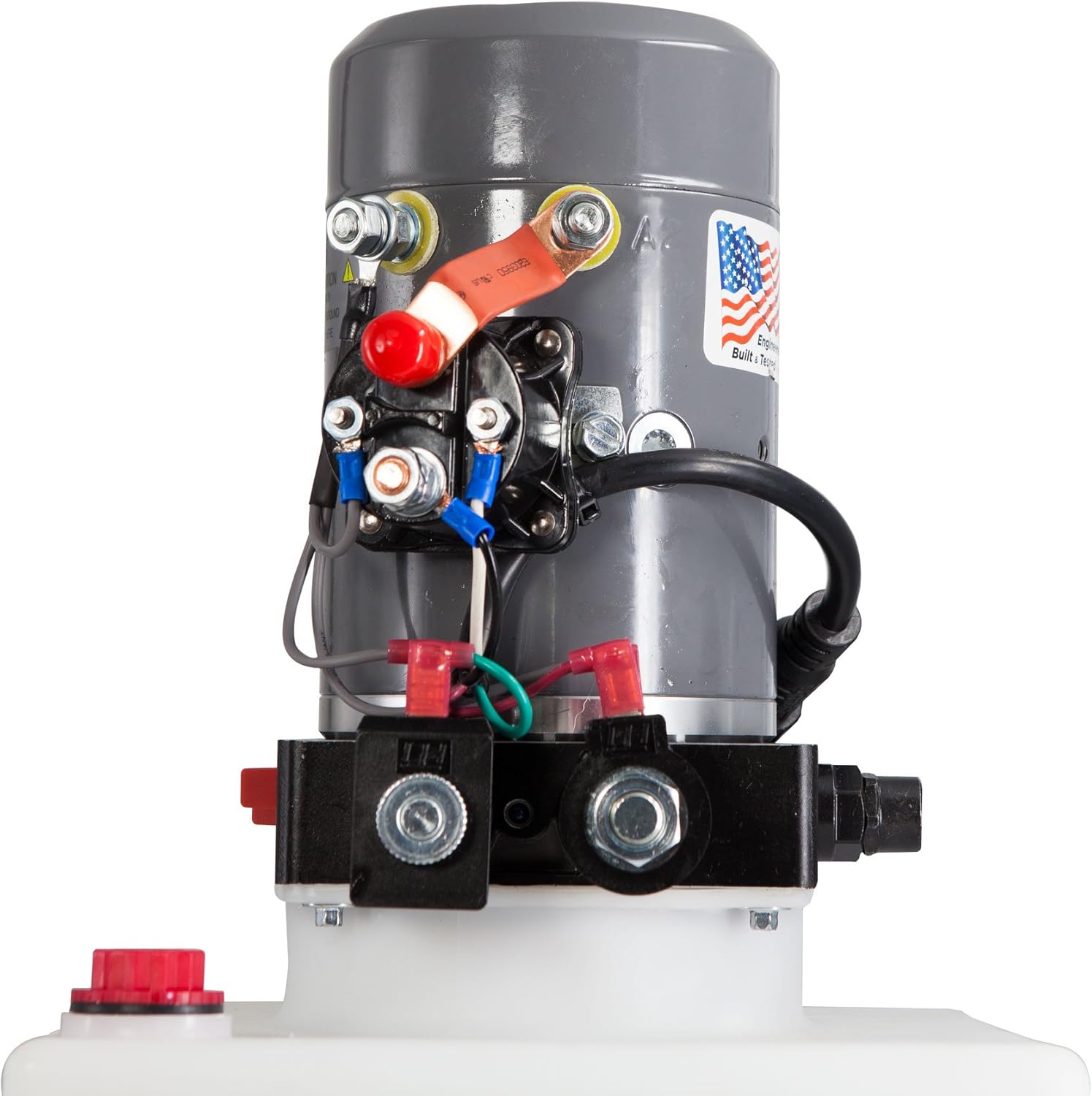 KTI Double Acting 12V Hydraulic Pump - 13 Quart