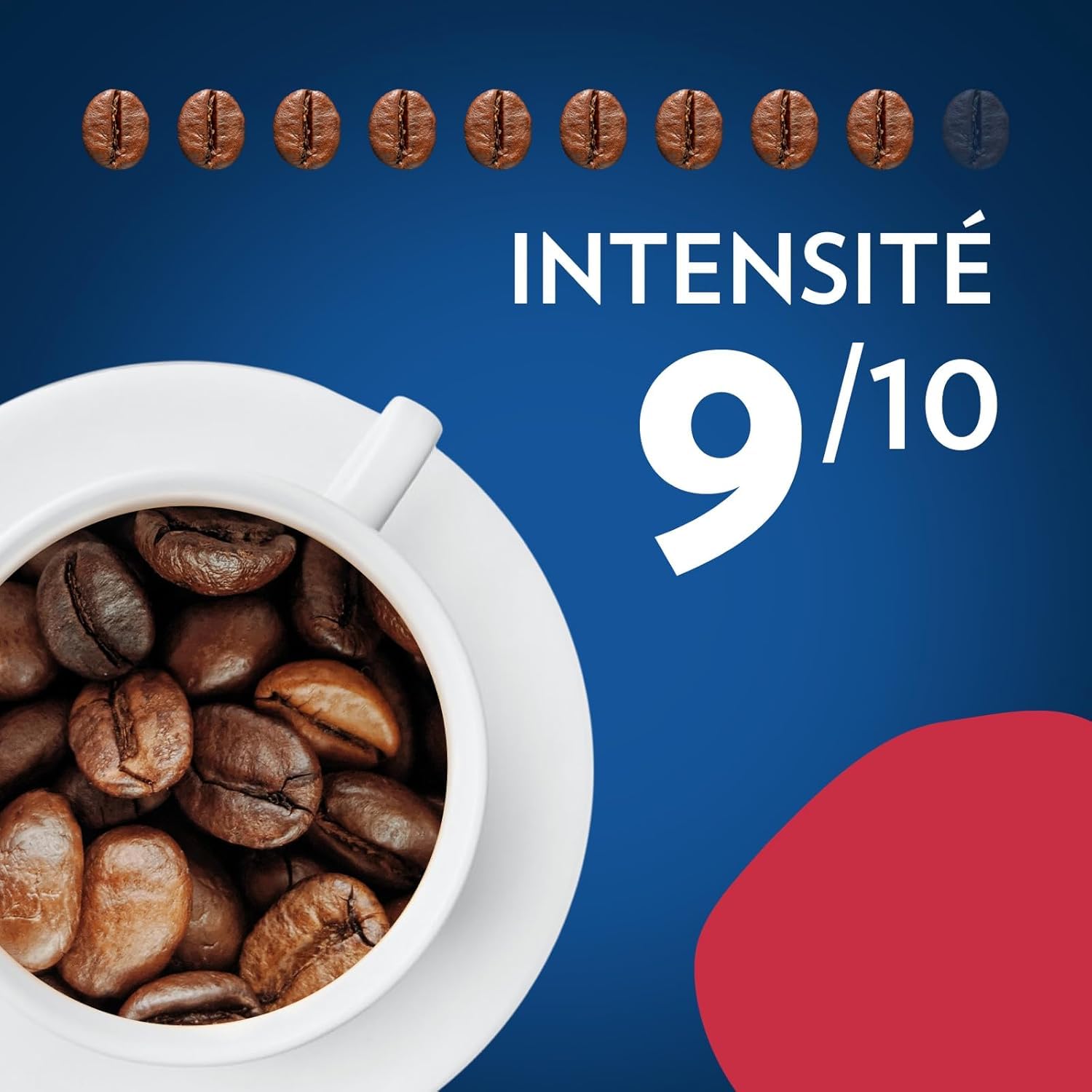 Lavazza - Lot de 4Kg de café en grain Momento Vivace - Idéal pour les Machines à Café Automatiques, avec Notes Épicées, Arabica et Robusta, Intensité 9/10, Torréfaction Foncée