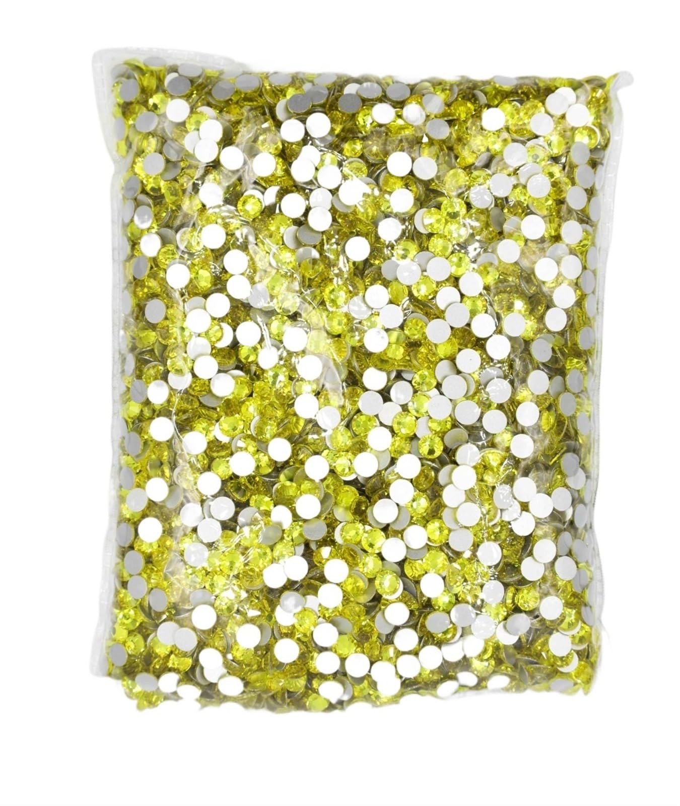 Strass Termoadesivi SS3-SS20 Flatback Crystal AB Strass non termoadesivi for decorazioni Nail Art(Citrine,Ss16 14400pcs)