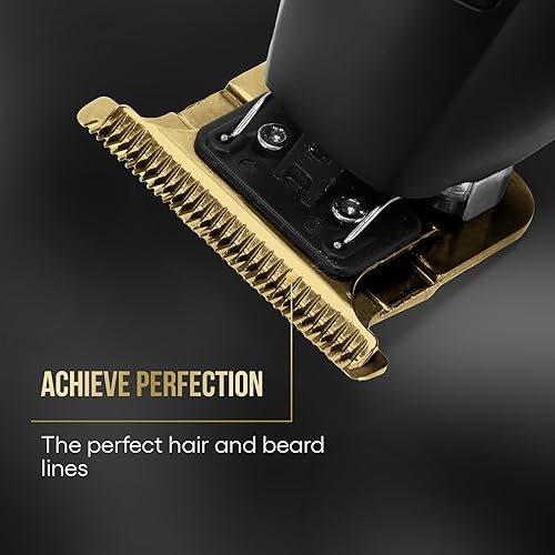 Miniatura 4 de NOVAH - Cuchilla de repuesto para recortadora de pelo dorada para serie Pro y Barber (dorado)