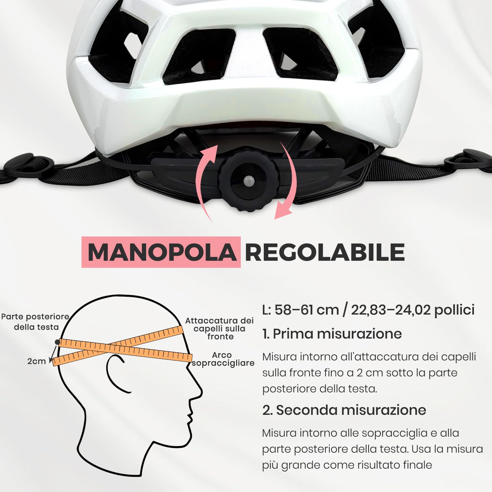 LeapBeast Casco Bici, Casco Monopattino Elettrico Adulti, Caschi da Bici Leggeri per Uomo Donna, Cascos da Bicicletta con Fodera Rimovibile per Mountain Bike e Strada