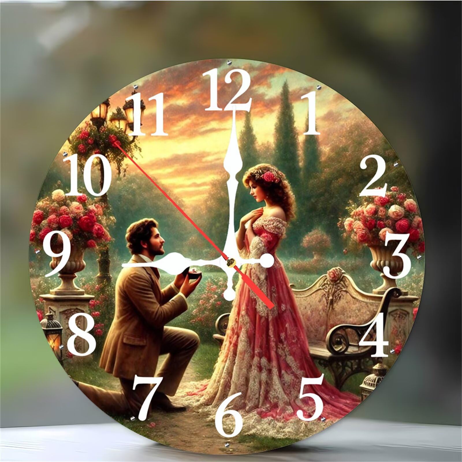 Horloge murale silencieuse pour un sommeil et un travail paisibles
