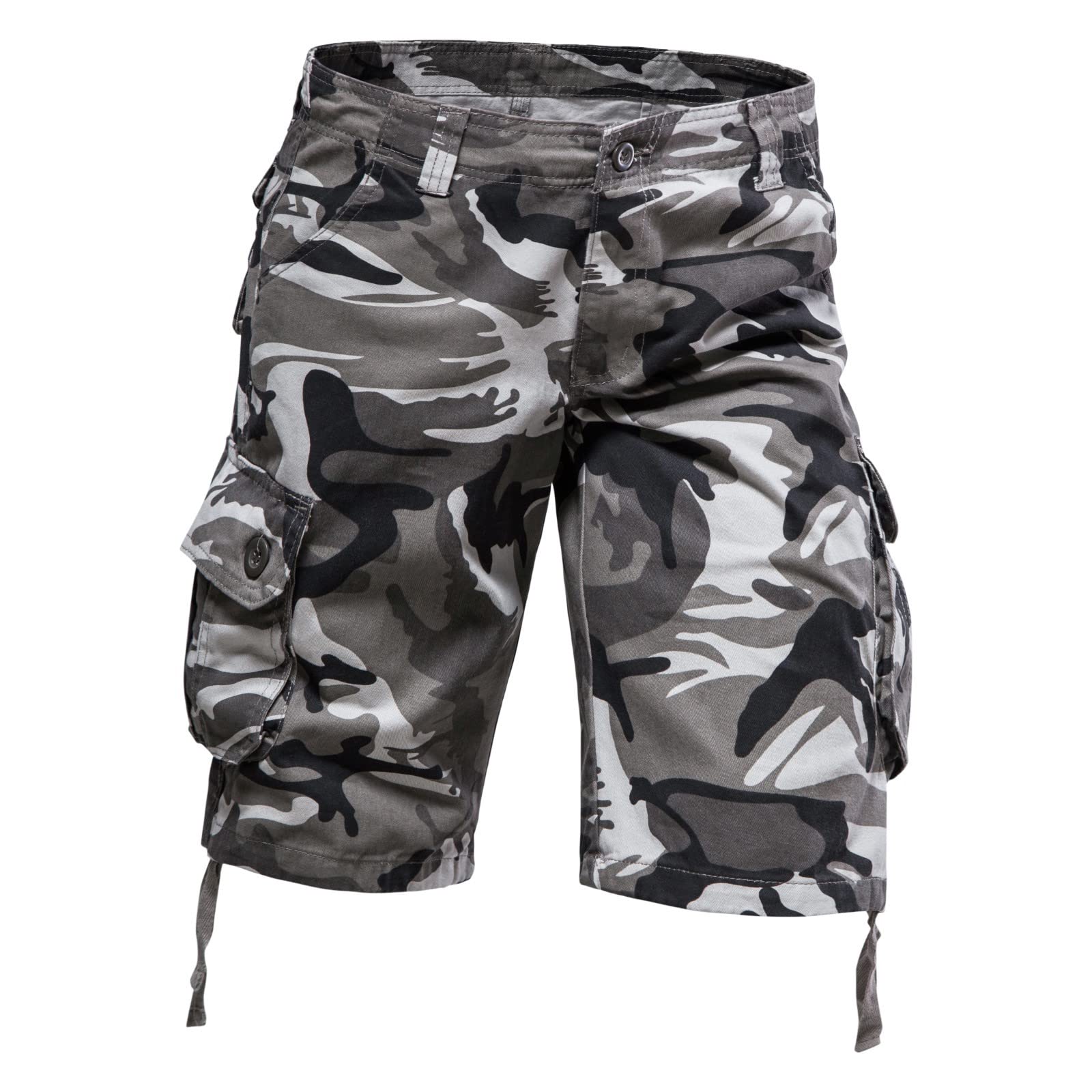 Genérico Hombre Shorts Cargo de Verano de Color Sólido Pantalones Cortos Cargo Holgados Slim Fit Pantalón Corto Bermudas Casuales de Verano para Correr para Hombre Pantalón Corto de Ajuste Clásico Hombre