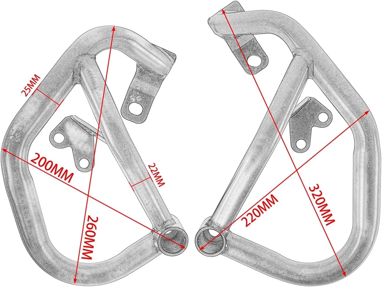 for MT-07 FZ-07 MT07 Motorcycle Body Frame Slider Protector Frame Protection Bumper for MT FZ 07 2014-2024 Accessories