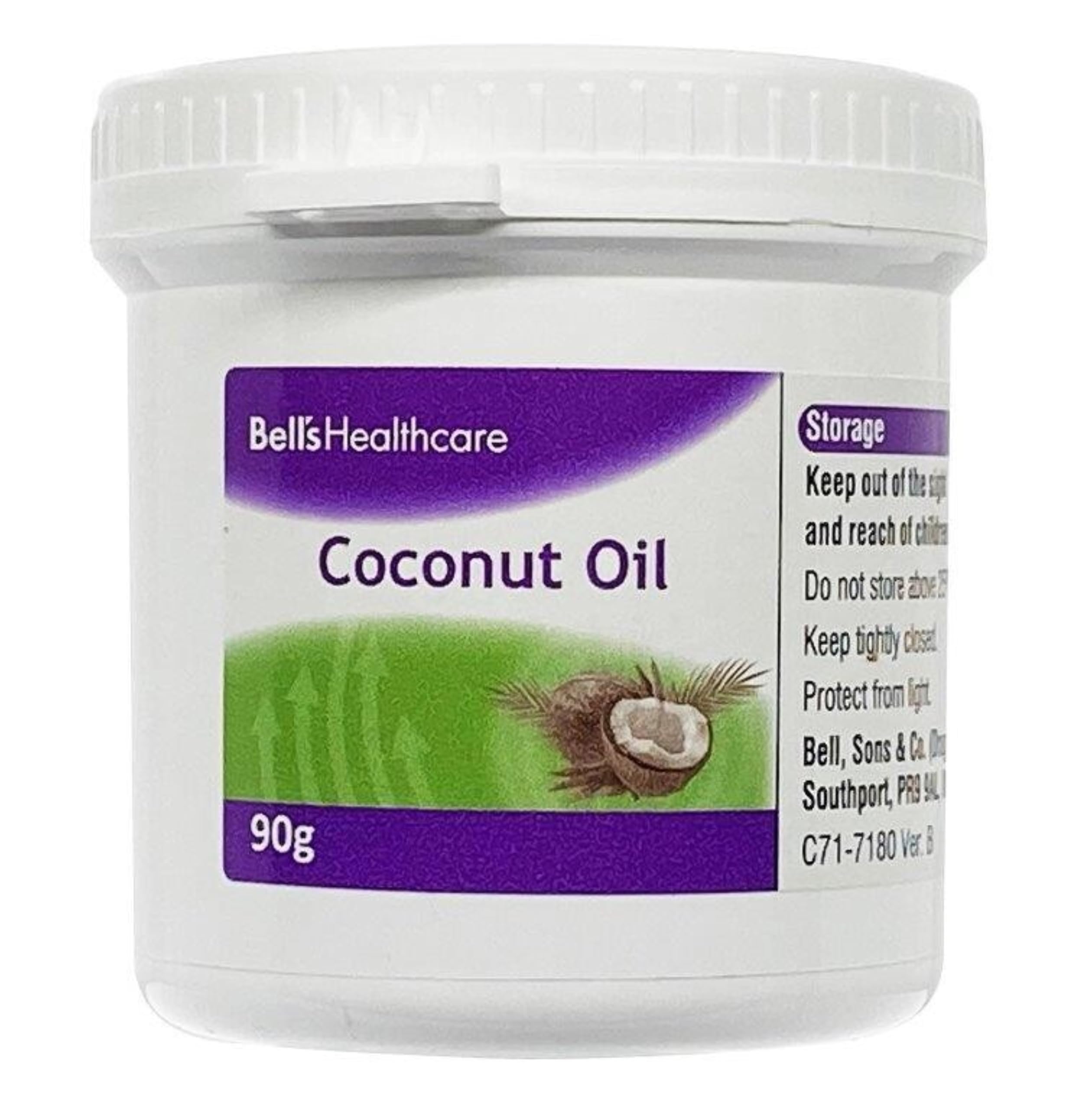 bells coconut oil 90g