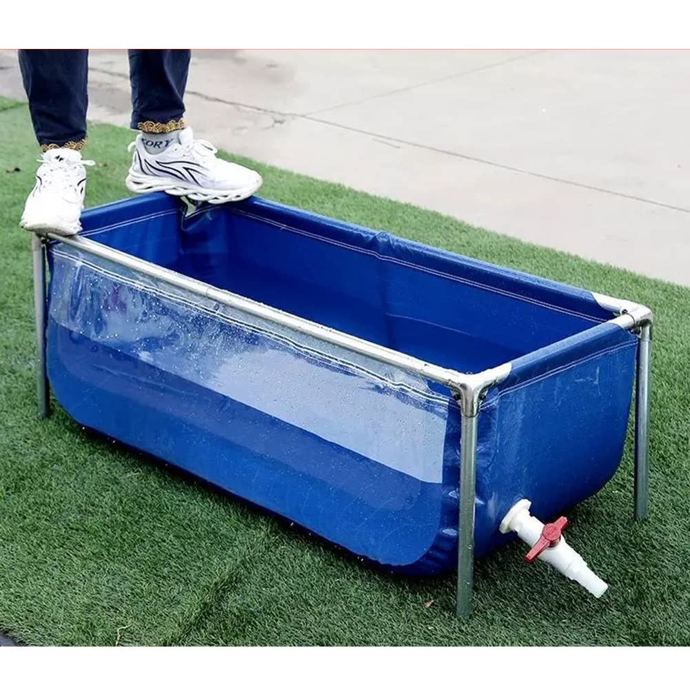 Aquarium en toile PVC rigide avec cadre en acier résistant pour élevage