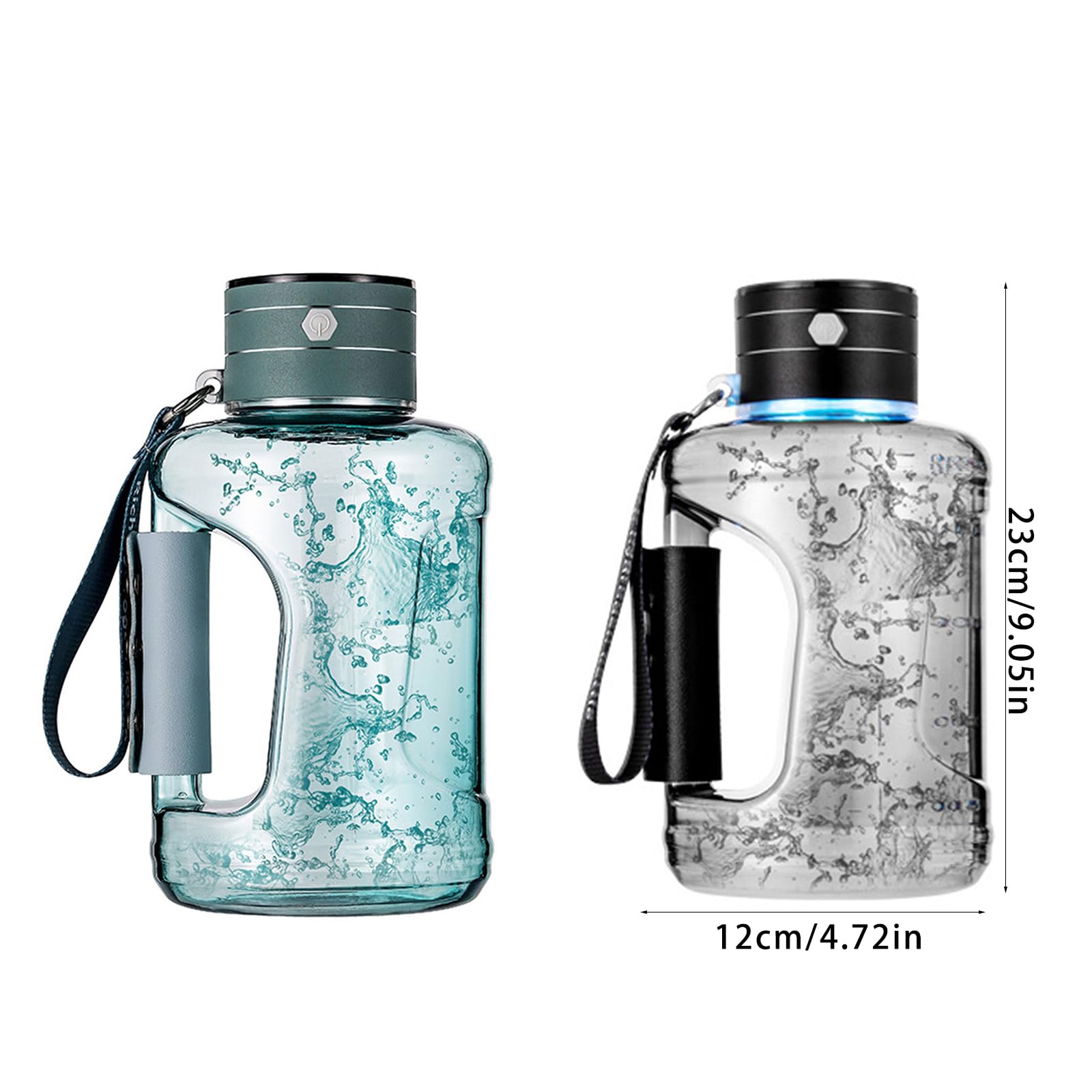 Generador de botellas de agua de hidrógeno que potencia la salud ionizadora, botella de agua de hidrógeno de 1,5 L, revitaliza tu agua