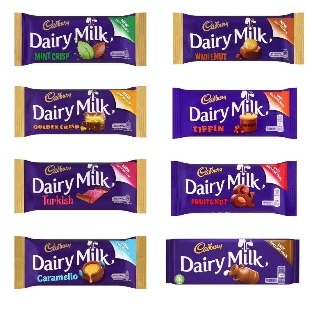 Buy Irish Cadbury Dairy Milk Chocolate Gift Pack Variety Postal Box (8