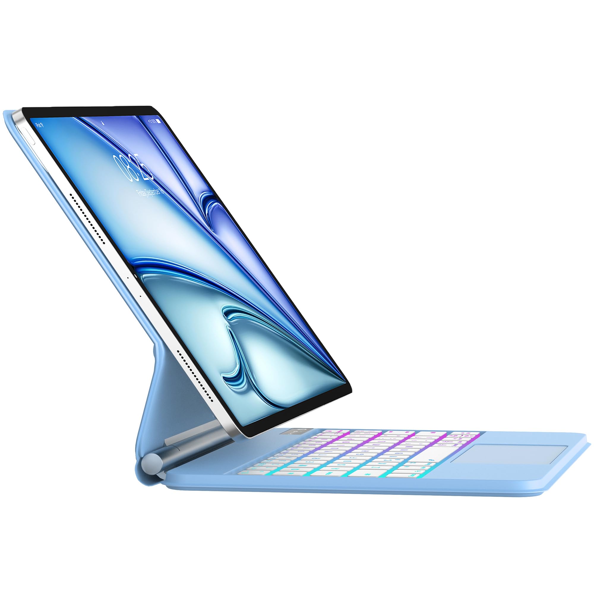 D DINGRICH Magic iPad Air 11 inch (M2) Case with Keyboard 2024