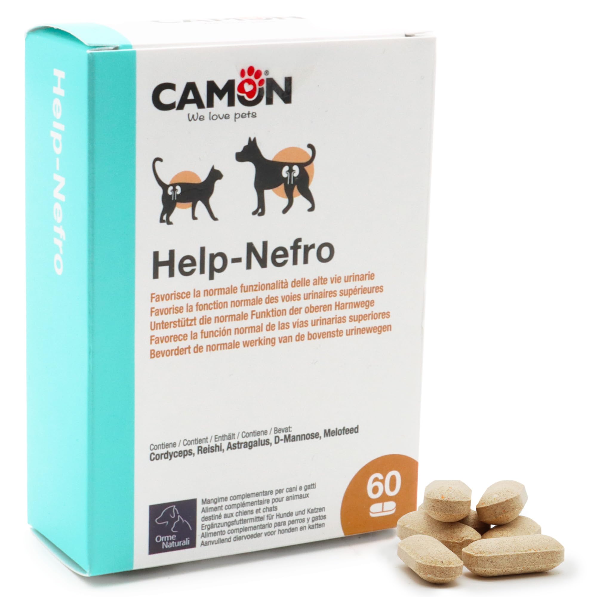 CAMON | Help-Nefro Unterstützung bei Niereninsuffizienz und Harnwegen, 60 Tabletten