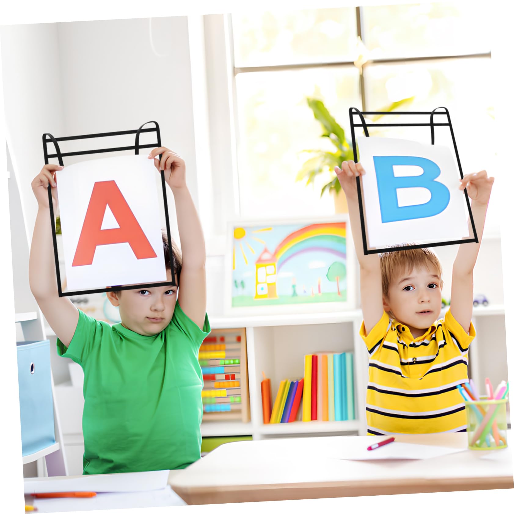 Organizador Colgante de Hojas 30 Piezas Negro Pet Pvc para Controlar | Necesidades del Profesor, Trabajar, Write And Erase, Decoracion Colegio, Material Escolar y Papeleria