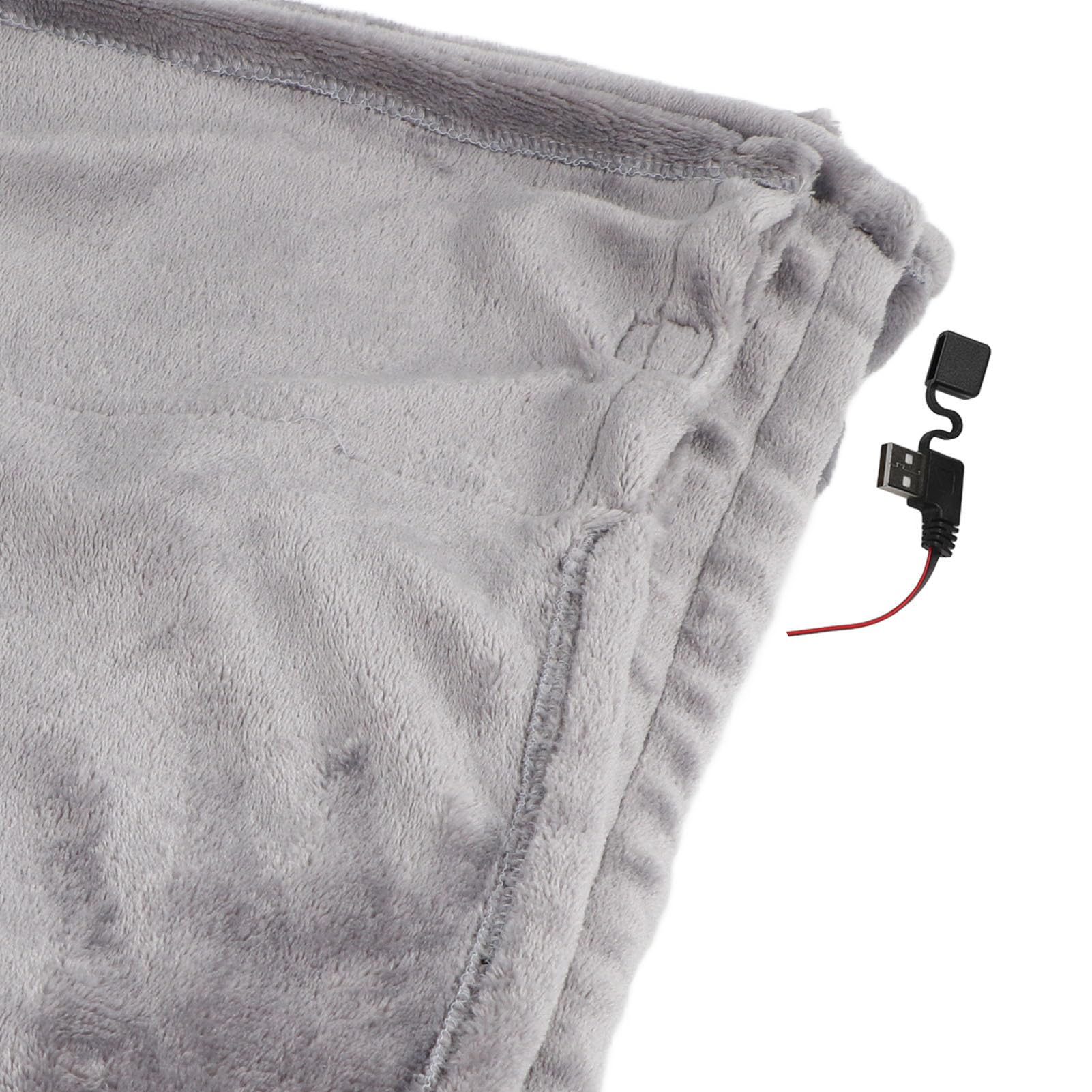 Châle Chaud chauffé par USB, Couverture en Flanelle Légère
