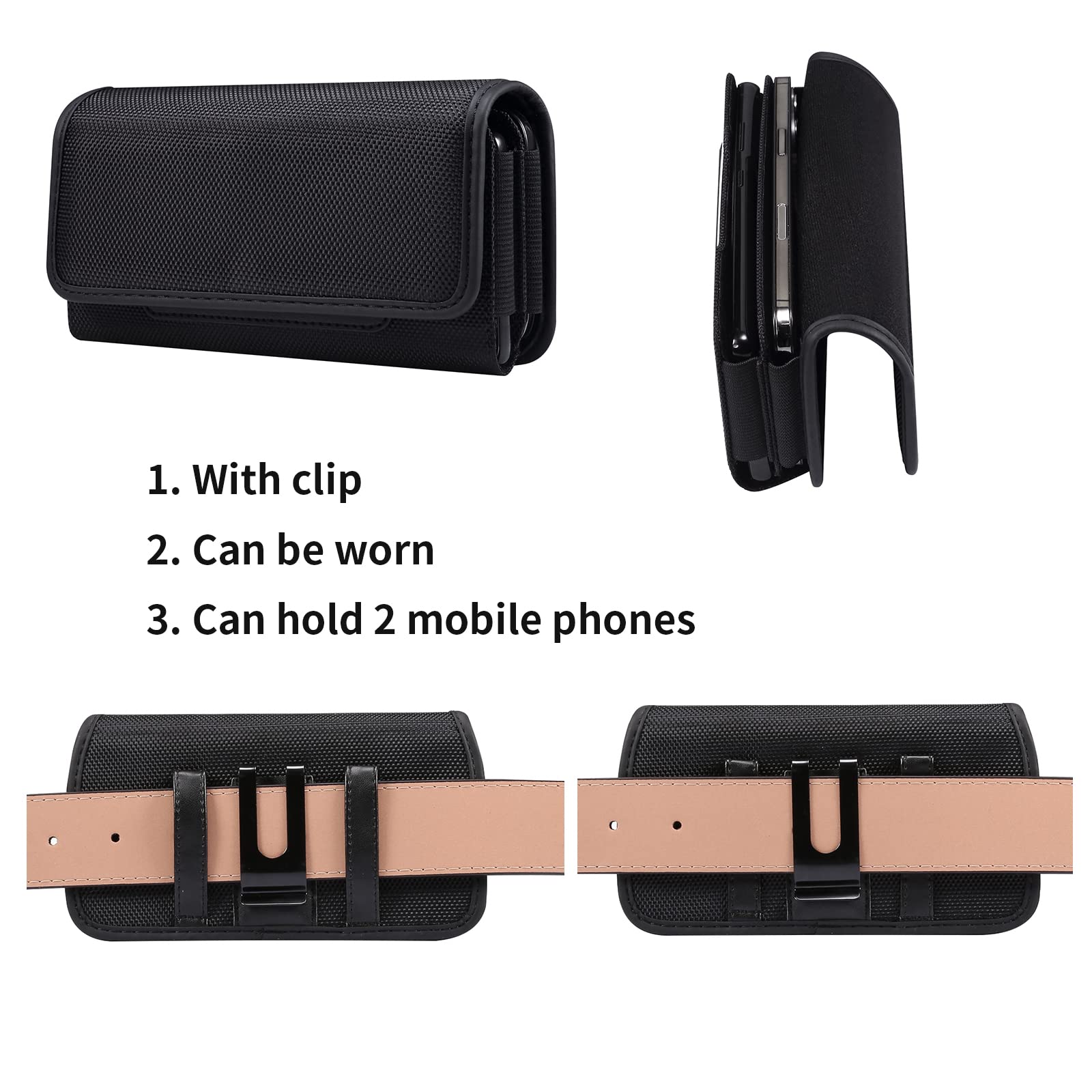 Beeasy Funda Para Móvil Con Clip Para Cinturón,Bolsa Cinturon Phone - Foto 8