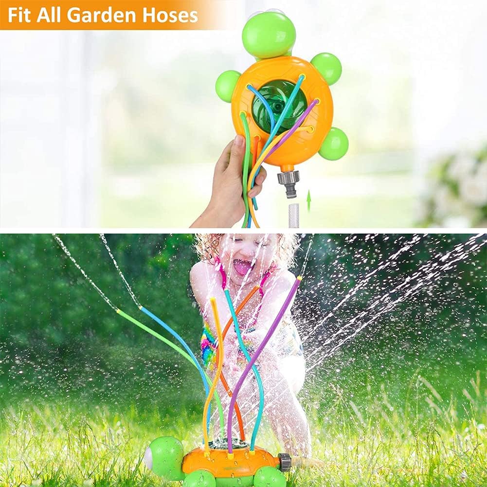 BESTZY Sprinkler For Kids, Splash Play Toy For Kids, Garden Sprinkler