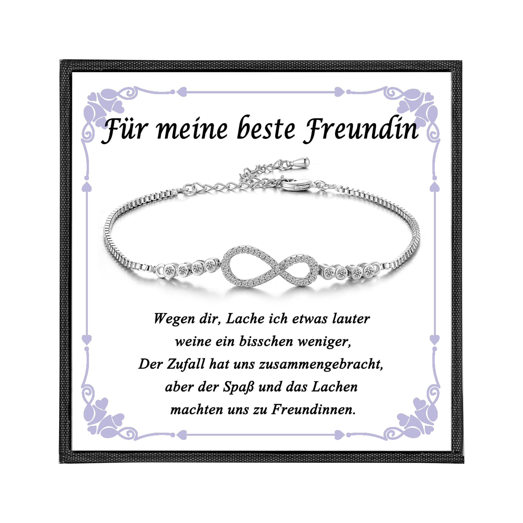 USEEDOVIA Unendlichkeitszeichen Armband für beste Freundin,