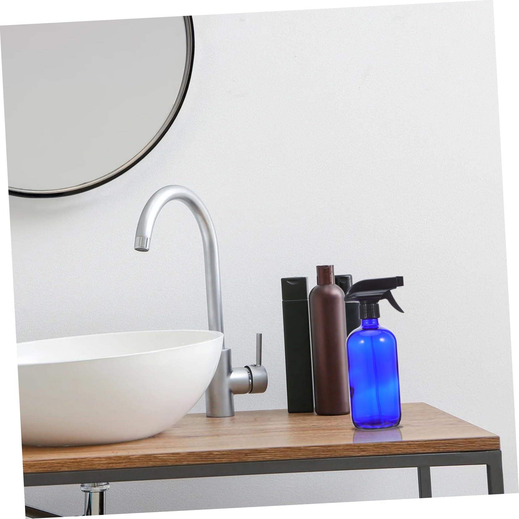 Wiederverwendbare Glas Sprühflaschen 500ml für Reisen, Blau