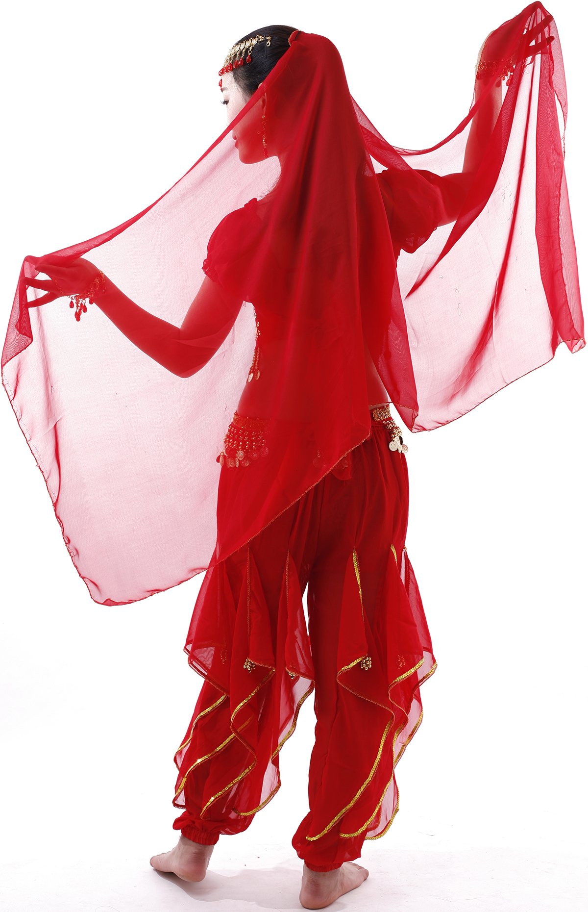 Astage Femme Indienne Belly Danse Costumes Halter Harem Pantalon Performance Set